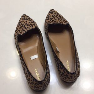 Cheetah print flats